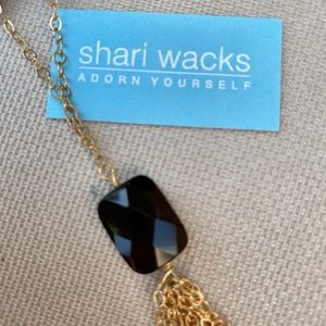 Shari Wacks Black Onyx Tassel